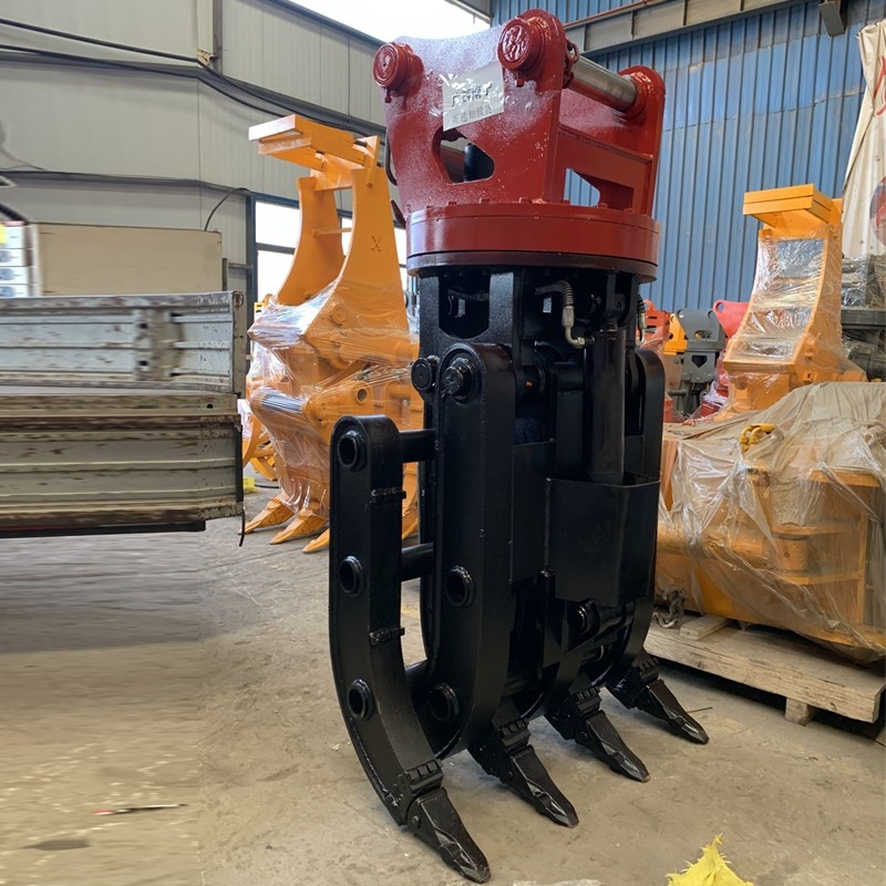 挖機旋轉(zhuǎn)抓鋼機