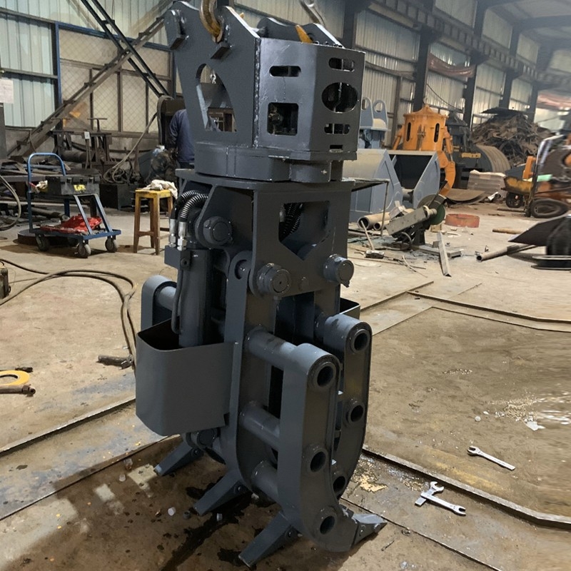挖機旋轉(zhuǎn)抓鋼機