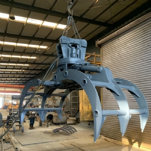 挖機(jī)草捆抓