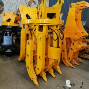 挖機旋轉抓鋼機