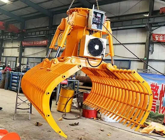 耐磨損草捆草垛抓料機(jī) 4瓣5瓣挖機(jī)梅花抓 支持定制 三昌機(jī)械